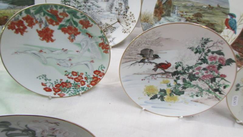 Four Royal Worcester collector's plates and six Japanese Geisha plates. (Collect only) - Image 5 of 8