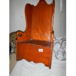 A Victorian rocking child's commode chair. (Collect only)