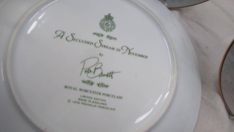 Four Royal Worcester collector's plates and six Japanese Geisha plates. (Collect only) - Image 4 of 8