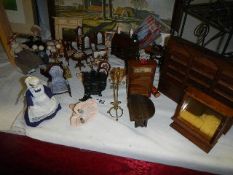 A good lot of doll house furniture.