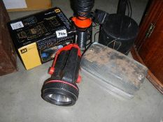 A mixed lot of old torches etc.,