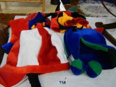 A mixed lot of fancy dress hats etc.,