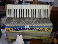 A Marinelli piano accordion.