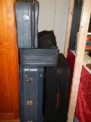 A quantity of suitcases in good condition.