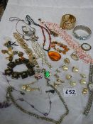 A good mixed lot of costume jewellery,