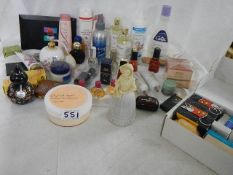 A mixed lot of toiletries etc., (some bottles empty)