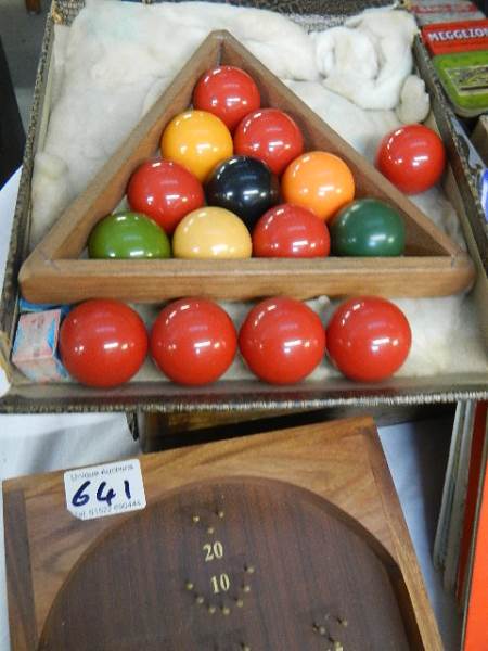 A Bagatelle and a quantity of pool balls. - Image 3 of 3