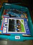 A large quantity of football programmes and magazines.