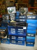 Approximately 80 boxed Star Trek items, All boxes are soiled and in need of cleaning.