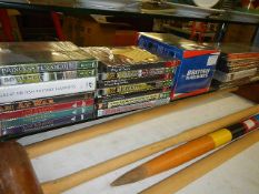 A large lot of railway related DVD's, all new and sealed including boxed set.