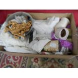 A mixed lot of sewing items.