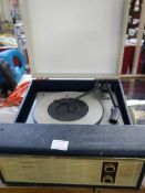 A Vintage record player.