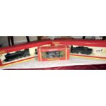 3 boxed Hornby 00 gauge engines (boxes A/F)