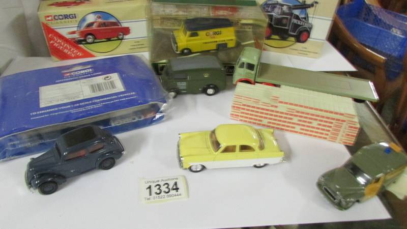 A selection of Corgi Classics, Atlas Dinky, some unboxed including a Texaco Service station. - Image 4 of 4