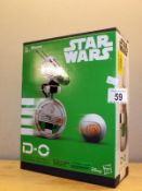 A sealed Hasbro Star Wars Disney Bluetooth interactive droid