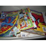 A quantity of Marvel comics