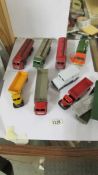 A selectioin of Dinky Super toys including Foden and Leyland Octopus tankers.