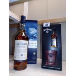 A bottle of Talisker whisky and Jack Daniels miniature with glass COLLECT ONLY