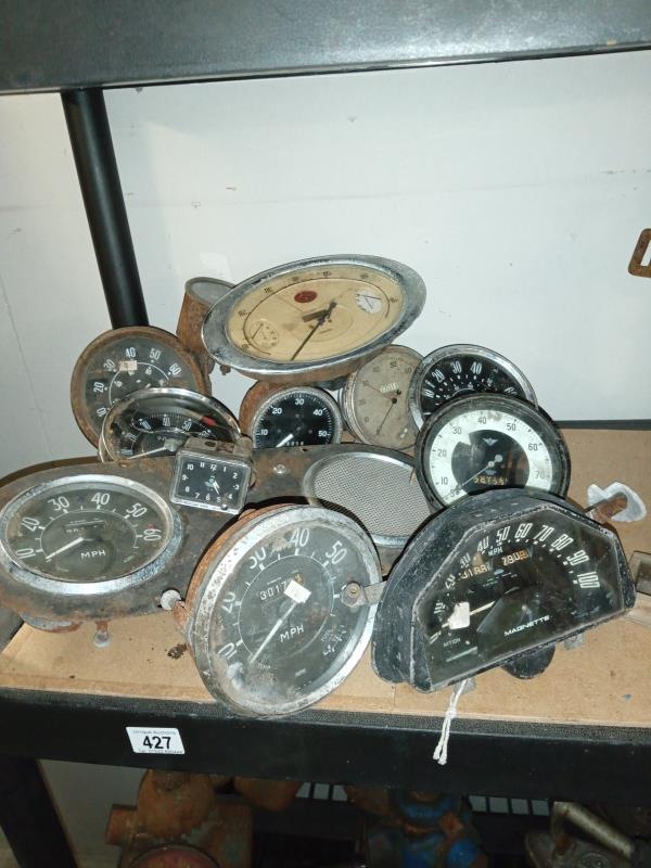 A good lot of rare complete speedometers, COLLECT ONLY