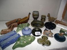 A good selection of Wade dishes including Viking ship etc