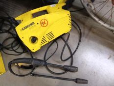 A Karcher 411A pressure washer with 2 wands, COLLECT ONLY