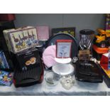 A quantity of kitchenware including smoothie maker, cake stand, oven gloves, etc COLLECT ONLY