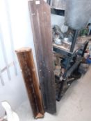 A pair of oak plate racks/shelves, COLLECT ONLY