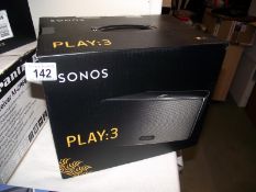 A wireless Hi-Fi system Sonos Play 3, New and sealed in box