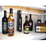 7 bottles of alcohol including pink pigeon rum, 2 bottles of Baileys etc COLLECT ONLY