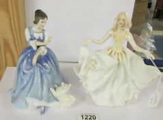 Two Royal Doulton figures - Sweet Seventee HN2734 and Lorraine HN3118.