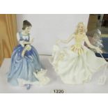 Two Royal Doulton figures - Sweet Seventee HN2734 and Lorraine HN3118.