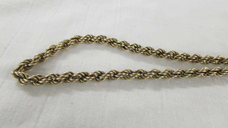 A 9ct gold 54 cm chain, 14 grams. - Image 2 of 2