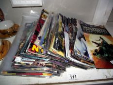 A quantity of Marvel comics etc including Incredible Hulk, X-Men etc