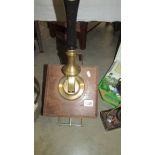 A brass beer pump, COLLECT ONLY.