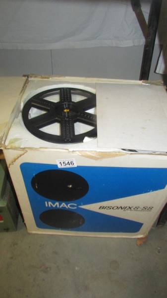 A boxed Iamc Bisomix 8-S8 sound projector.