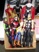 A quantity of mainly 12" action figures