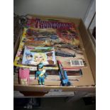 A quantity of 1990's Thunderbirds comics etc