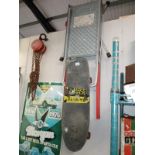 A Beldray Jobezer aluminium platform & a 70's vintage skateboard COLLECT ONLY