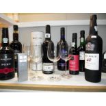 6 bottles of port & 2 bottles of sherry COLLECT ONLY