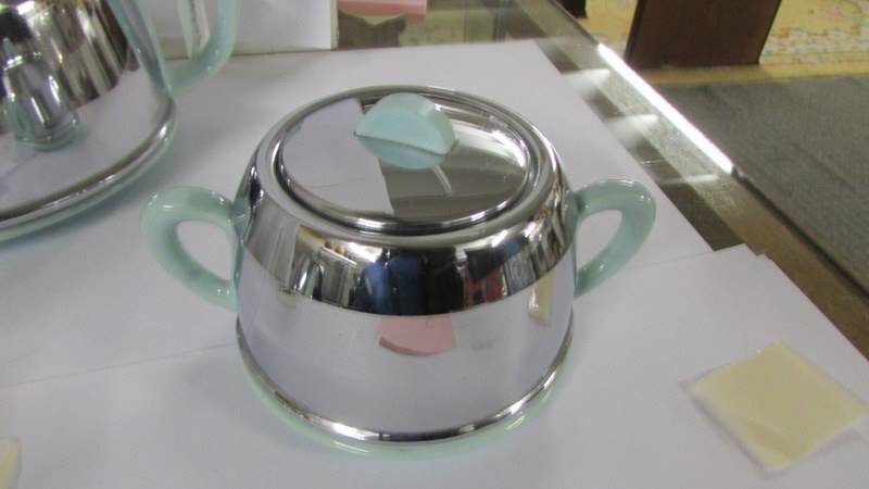 A three piece 1950/60's tea set. - Image 4 of 4