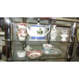 A mixed lot including Rington's teapot, Mason's, Aynsley, Royal Albert etc.,