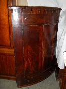 A Victorian mahogany two door cupboard, COLLECT ONLY.