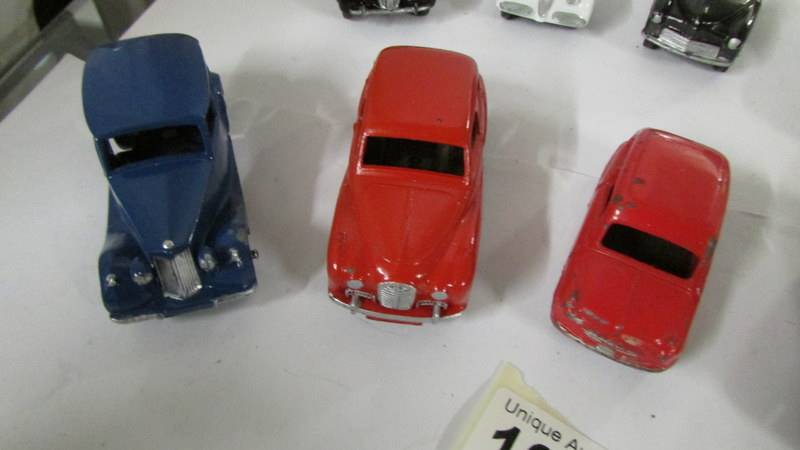 Nine 1950/60's Dinky toys, mostly repainted. - Image 3 of 4