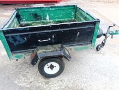 A good solid trailer 'ready to work', 4.5ft x 3.5ft, COLLECT ONLY