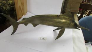 A bronze sword fish.