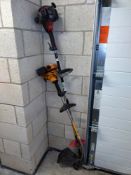 2 petrol garden strimmer's, used, untested but not seized, COLLECT ONLY