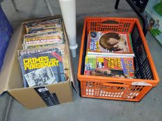 Approximately 65 copies of True Crime magazines (mainly 1980's) & approximately 65 other vintage