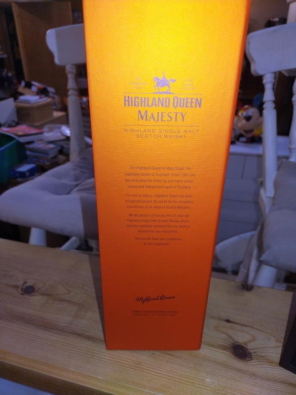 A sealed bottle of Highland Queen Majesty 21 year old Scotch whisky - Image 6 of 10