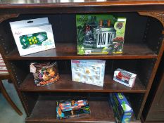 A selection of boxed toys including Teddy Bear porcelain tea set (3 shelves)
