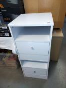 A pair of bedside cabinets (39cm x 40cm x height 45cm), COLLECT ONLY